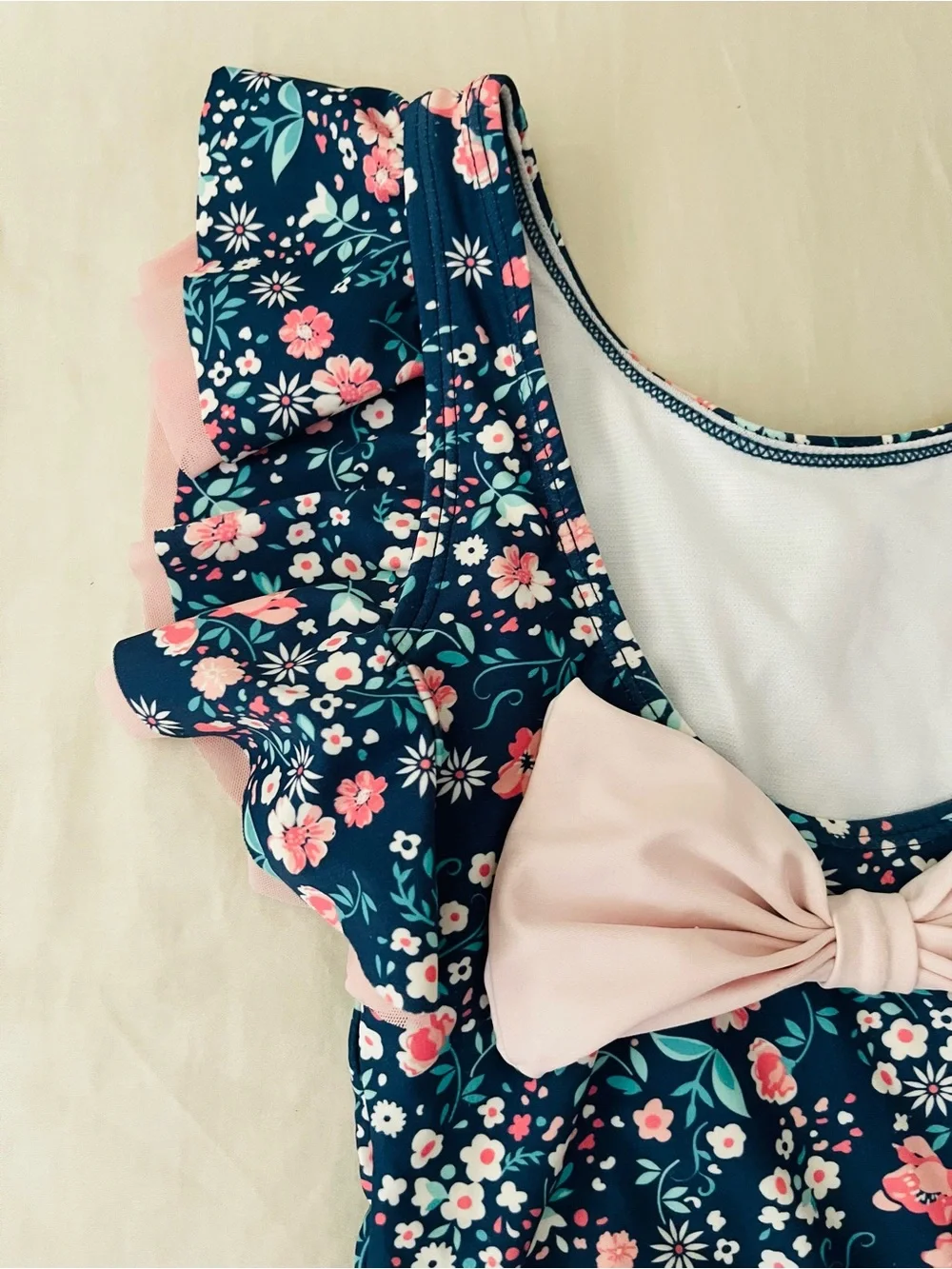 Ruffle Butts pretty navy